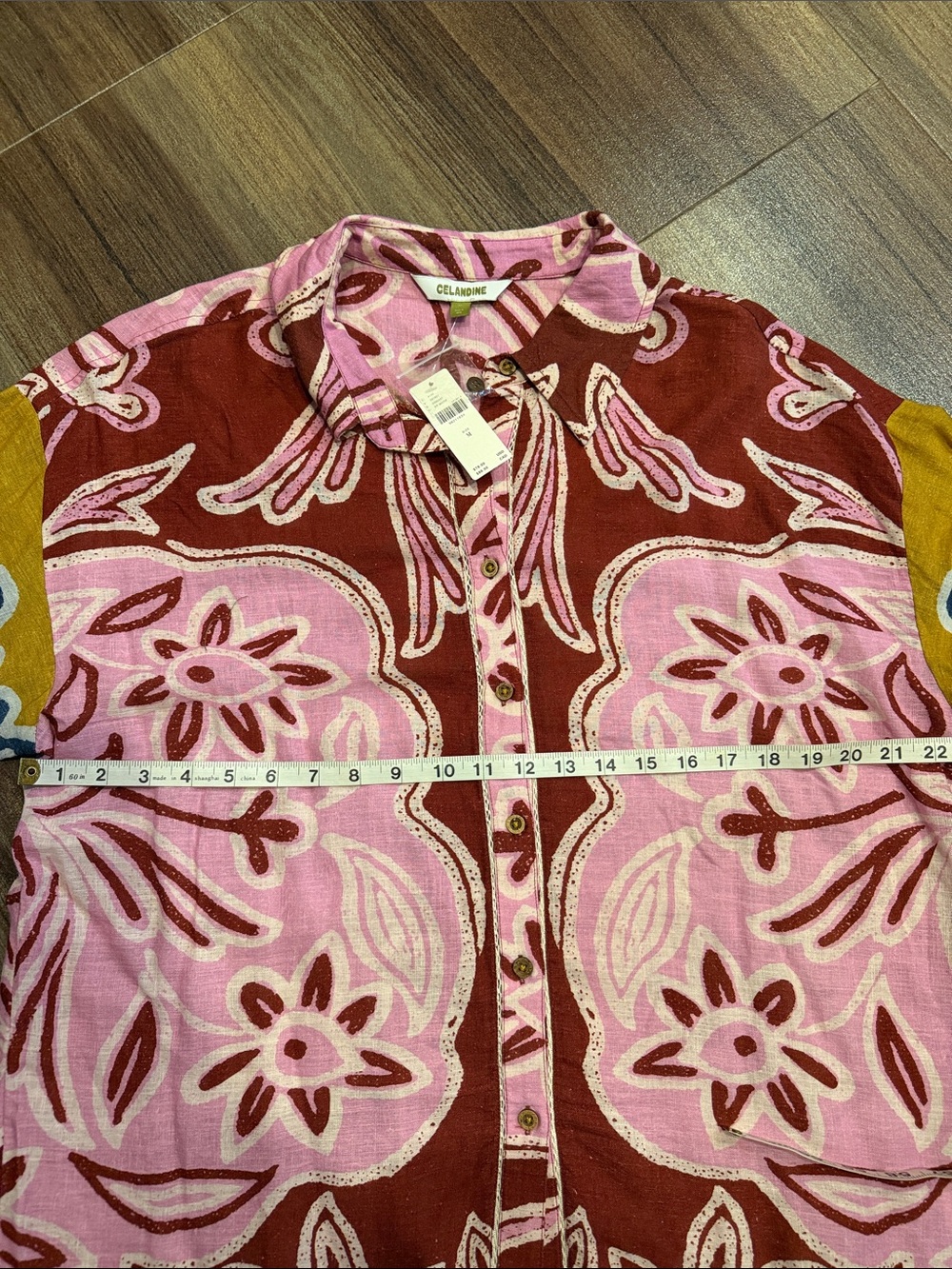 NWT Anthropologie Celandine Set Pink Floral Two-Piece Set - Picture 8 of 12